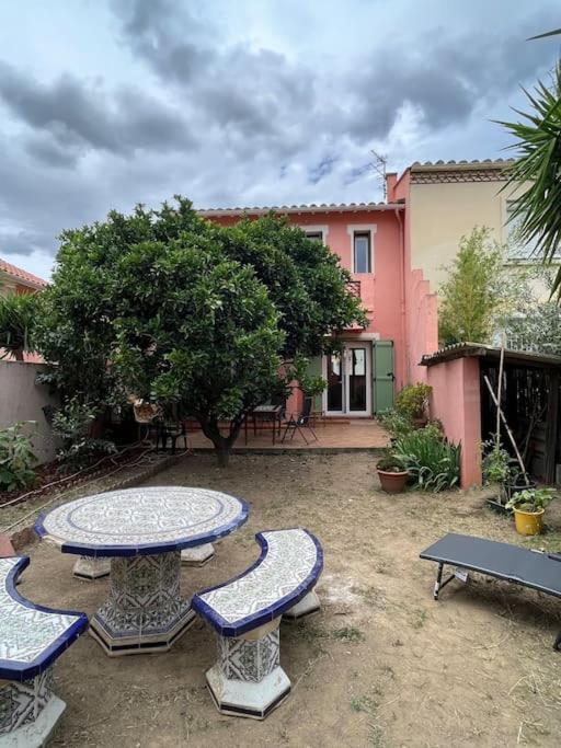 Maison De Village Vintage Avec Grand Jardin Elne Exteriör bild